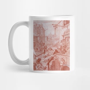 Gin Street by William Hogarth Mug